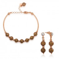 Gümüş Zultanit Taşlı Bayan Set Gümüş Zultanit Taşlı Bayan Set