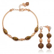 Gümüş Zultanit Taşlı Bayan Set Gümüş Zultanit Taşlı Bayan Set