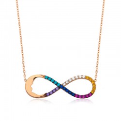 Gümüş Atatürk Silüeti Sonsuzluk Bayan Kolye Gümüş Atatürk Silüeti Sonsuzluk Bayan Kolye