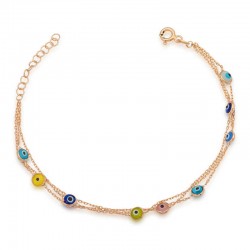 Gümüş Rose Nazar Bayan Bileklik Gümüş Rose Nazar Bayan Bileklik