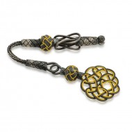 Gümüş Trabzon Örmesi Kazaz Tesbih Püskülü Gümüş Trabzon Örmesi Kazaz Tesbih Püskülü