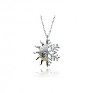 Gümüş Güneş Kartanesi Bayan Kolye Gümüş Güneş Kartanesi Bayan Kolye