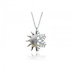 Gümüş Güneş Kartanesi Bayan Kolye Gümüş Güneş Kartanesi Bayan Kolye