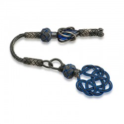 Gümüş Trabzon Örmesi Kazaz Tesbih Püskülü Gümüş Trabzon Örmesi Kazaz Tesbih Püskülü