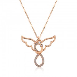Gümüş Rose Melek Anne Ve Çocuk Bayan Kolye Gümüş Rose Melek Anne Ve Çocuk Bayan Kolye