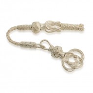 Gümüş Trabzon Örmesi Kazaz Tesbih Püskülü Gümüş Trabzon Örmesi Kazaz Tesbih Püskülü