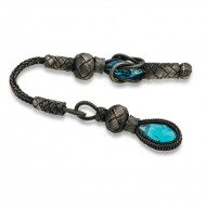 1000 Ayar Gümüş Zirkon Taşlı Kazaz Püsküllü 1000 Ayar Gümüş Zirkon Taşlı Kazaz Püsküllü