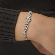 Gümüş Kar Tanesi Bayan Bileklik Gümüş Kar Tanesi Bayan Bileklik