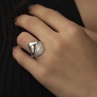 Gümüş Fantazi Model Bayan Yüzük Gümüş Fantazi Model Bayan Yüzük