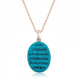 Gümüş Ayetel Kürsi Bayan Kolye Gümüş Ayetel Kürsi Bayan Kolye