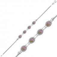 Gümüş Zultanit Taşlı Bileklik Gümüş Zultanit Taşlı Bileklik