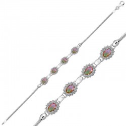 Gümüş Zultanit Taşlı Bileklik Gümüş Zultanit Taşlı Bileklik