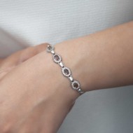 Gümüş Zultanit Taşlı Bileklik Gümüş Zultanit Taşlı Bileklik