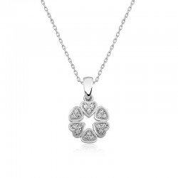 Gümüş Kalp Çemberi Bayan Kolye Gümüş Kalp Çemberi Bayan Kolye