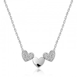 Gümüş Üç Kalp Kolye Gümüş Üç Kalp Kolye