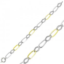 Gümüş İki Renk Kadın Bileklik Gümüş İki Renk Kadın Bileklik