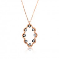 Gümüş Elmas Desenli Kolye Gümüş Elmas Desenli Kolye