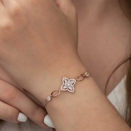 Gümüş Çiçek Modelli Bileklik Gümüş Çiçek Modelli Bileklik