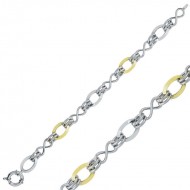 Gümüş Sonsuzluk Detaylı Halka Bileklik Gümüş Sonsuzluk Detaylı Halka Bileklik