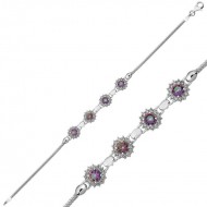 Gümüş Mistik Topaz Taşlı Bileklik Gümüş Mistik Topaz Taşlı Bileklik