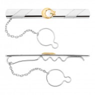 Gümüş Ay Yıldız Motifli Kravat İğnesi Gümüş Ay Yıldız Motifli Kravat İğnesi