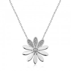 Gümüş Çiçek Bayan Kolye Gümüş Çiçek Bayan Kolye