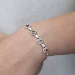 Gümüş Zultanit Taşlı Bileklik Gümüş Zultanit Taşlı Bileklik