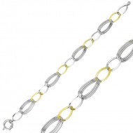 Gümüş İki Renkli Uzay Yolu Bileklik Gümüş İki Renkli Uzay Yolu Bileklik