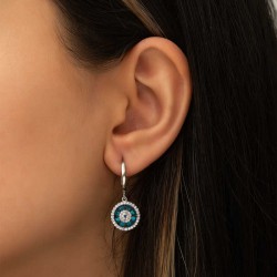 Gümüş Camgöz Nazar Bayan Set Gümüş Camgöz Nazar Bayan Set