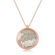 Gümüş Rose Esmaül Hüsna Bayan Kolye Gümüş Rose Esmaül Hüsna Bayan Kolye