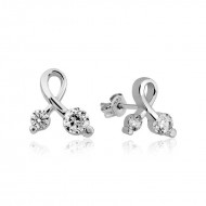 Gümüş Zirkon Taşlı Çivili Bayan Küpe Gümüş Zirkon Taşlı Çivili Bayan Küpe