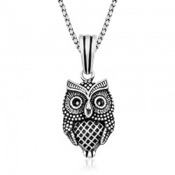 Gümüş Baykuş Kolye Gümüş Baykuş Kolye