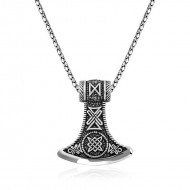 Gümüş Balta Kolye