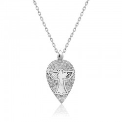 Gümüş Melek Damla Bayan Kolye Gümüş Melek Damla Bayan Kolye