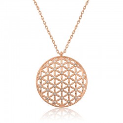 ​​​Gümüş Yaşam Çiçeği Kolye