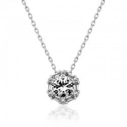 Gümüş Buz Beyazı Baget Taşlı Bayan Kolye Gümüş Buz Beyazı Baget Taşlı Bayan Kolye