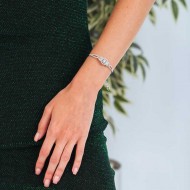 Gümüş Baget Bayan Bileklik Gümüş Baget Bayan Bileklik