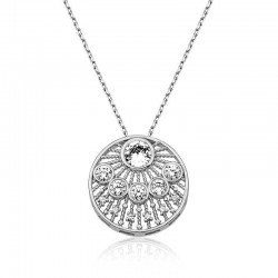 Gümüş Etnik Desenli Bayan Kolye Gümüş Etnik Desenli Bayan Kolye