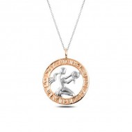 Gümüş Rose Başak Burcu Kolye Gümüş Rose Başak Burcu Kolye