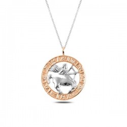 Gümüş Rose Yay Burcu Kolye Gümüş Rose Yay Burcu Kolye