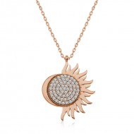 Gümüş Rose Mihrimah Sultan Bayan Kolye Gümüş Rose Mihrimah Sultan Bayan Kolye