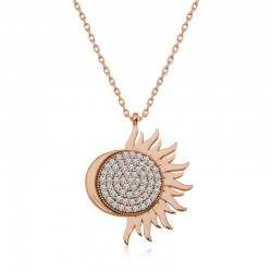 Gümüş Rose Mihrimah Sultan Bayan Kolye Gümüş Rose Mihrimah Sultan Bayan Kolye