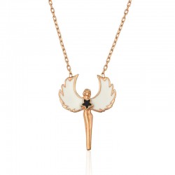 Gümüş Rose Su Perisi Kolye Gümüş Rose Su Perisi Kolye