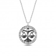 ​​​Gümüş Terazi Burcu Kolye