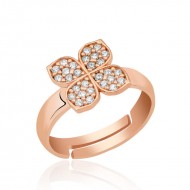 Gümüş Rose Rüzgar Gülü Çiçek Yüzük Gümüş Rose Rüzgar Gülü Çiçek Yüzük