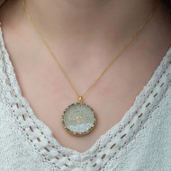 Gümüş Miks Taşlı Esmaül Hüsna Bayan Kolye Gümüş Miks Taşlı Esmaül Hüsna Bayan Kolye