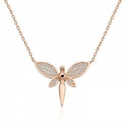 Gümüş Yusufçuk Bayan Kolye Gümüş Yusufçuk Bayan Kolye