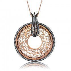 Gümüş Lale Desenli Nur Suresi Kolye Gümüş Lale Desenli Nur Suresi Kolye