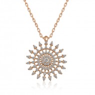 Gümüş Güneş Kolye Gümüş Güneş Kolye