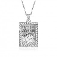 Gümüş Esma'ül Hüsna Yazılı Kolye Gümüş Esma'ül Hüsna Yazılı Kolye